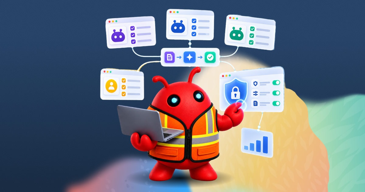 Oracle press graphic for Fusion Companion and Fusion Agentic Home showing an AI agent coordinating approval, workflow and security panels